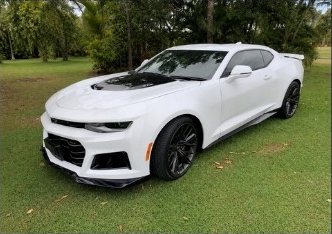 White modified Camaro certified for Queensland roads